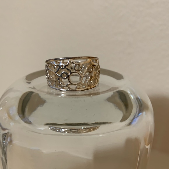 Disney souvenir Rhodium metal cutout Mickey Mouse ring (size 7) - Picture 5 of 7